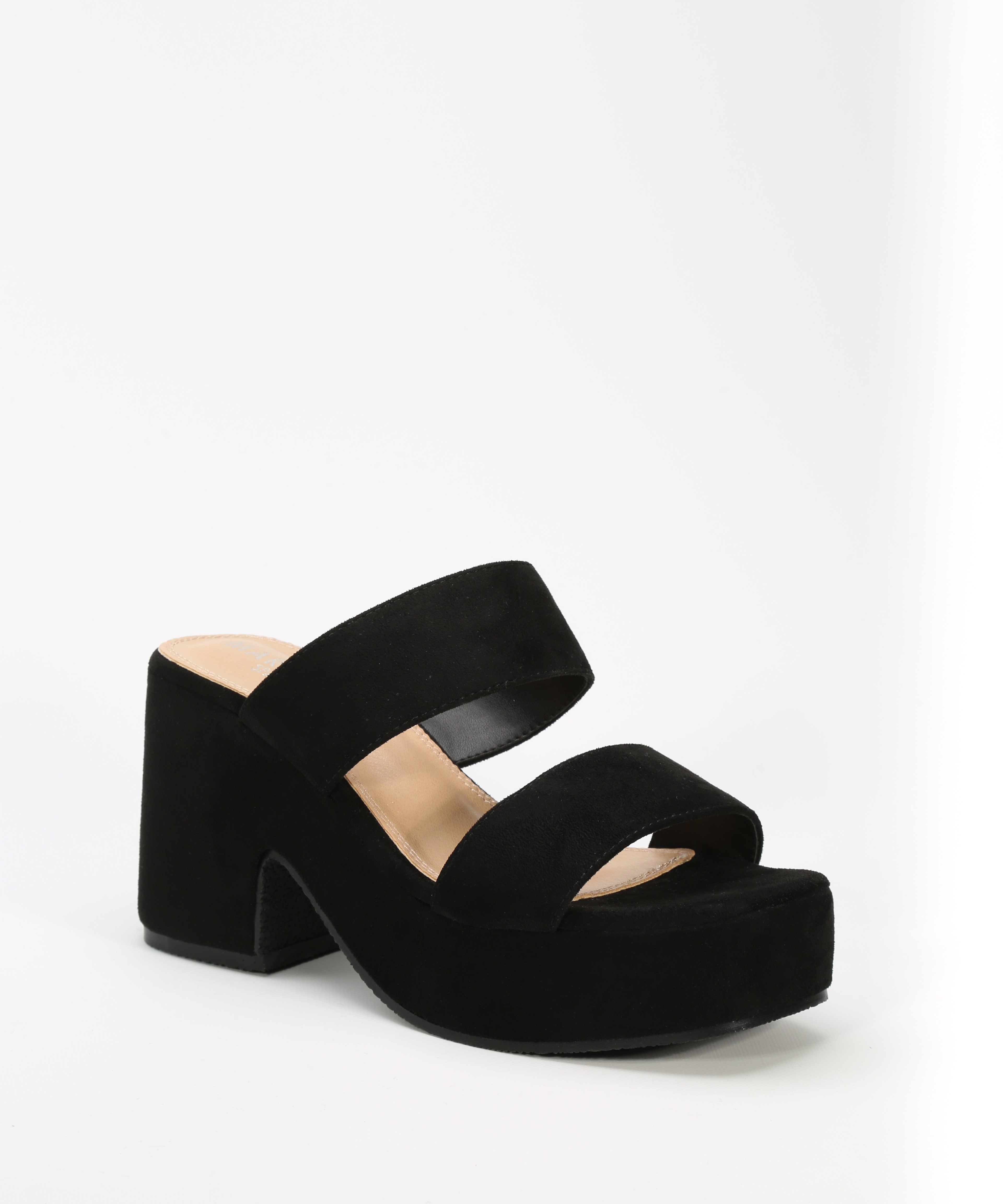 Sandalias plataforma doble tira image number null